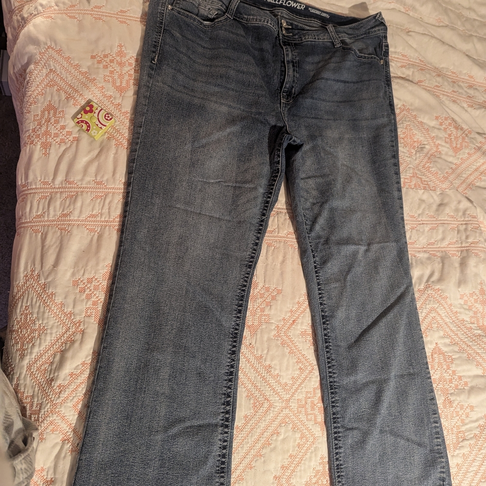 Wallflower Women's Plus Blue Jeans